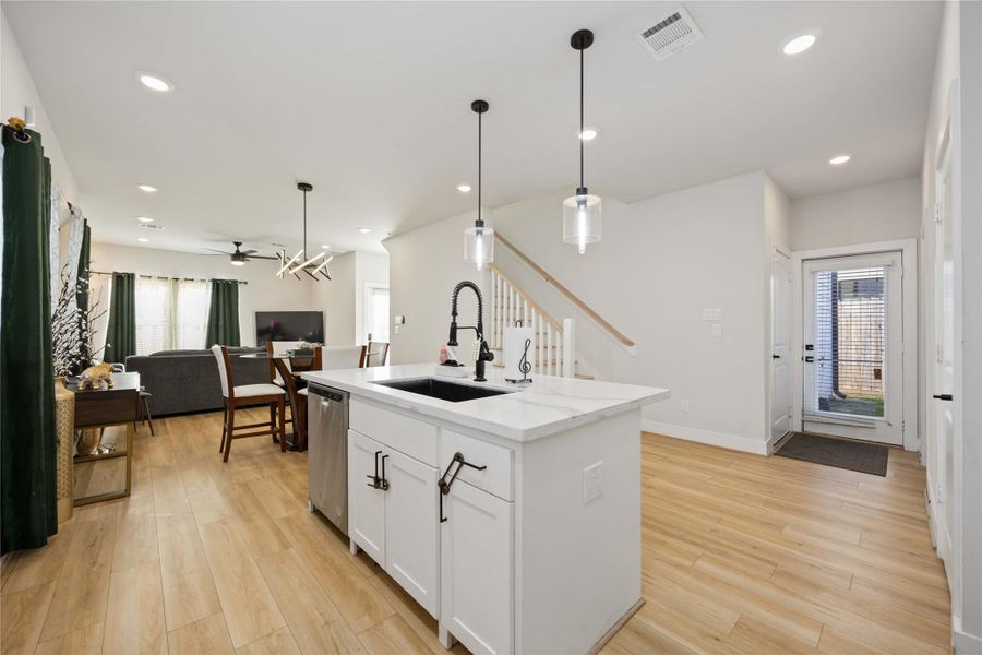 Furnished interior view inside a new home in , Houston (Image 5).