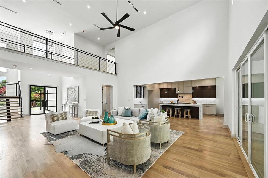 Furnished interior view inside a new home in , Dallas (Image 34).