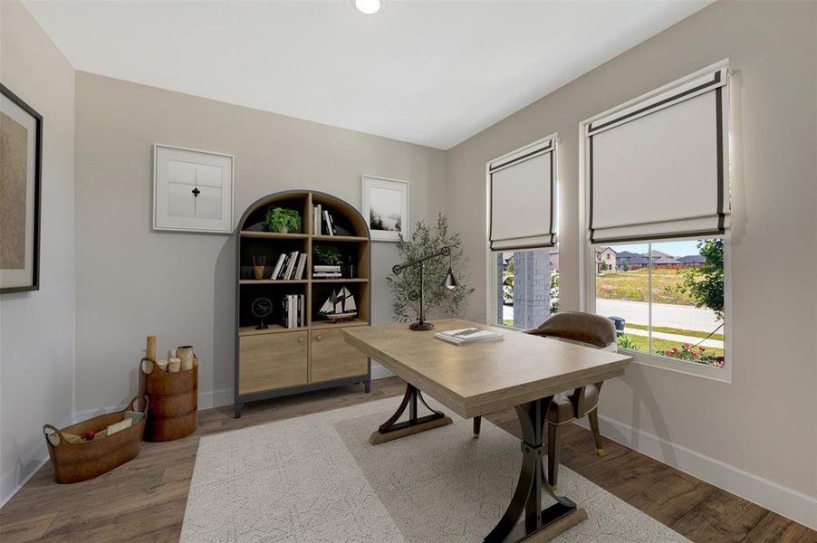 Furnished interior view inside a new home in Elevon, Lavon (Image 26).