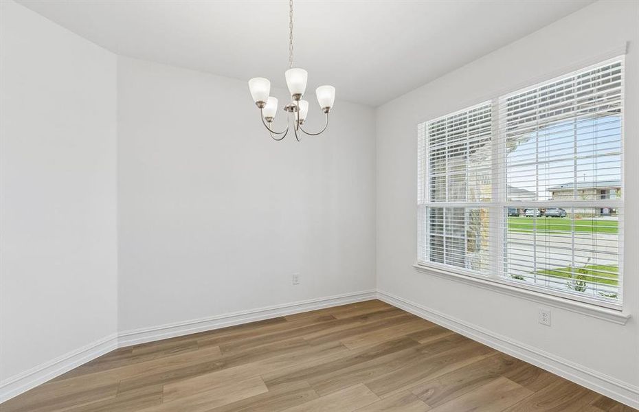Dining room off home entry Dining room off home entry