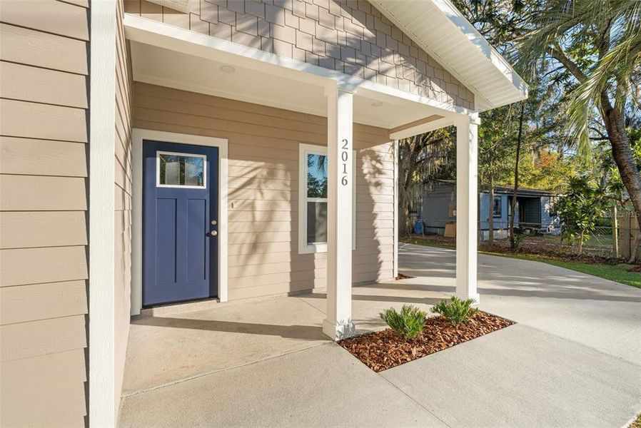 Exterior details and patio area of a home in , Gainesville (Image 16).