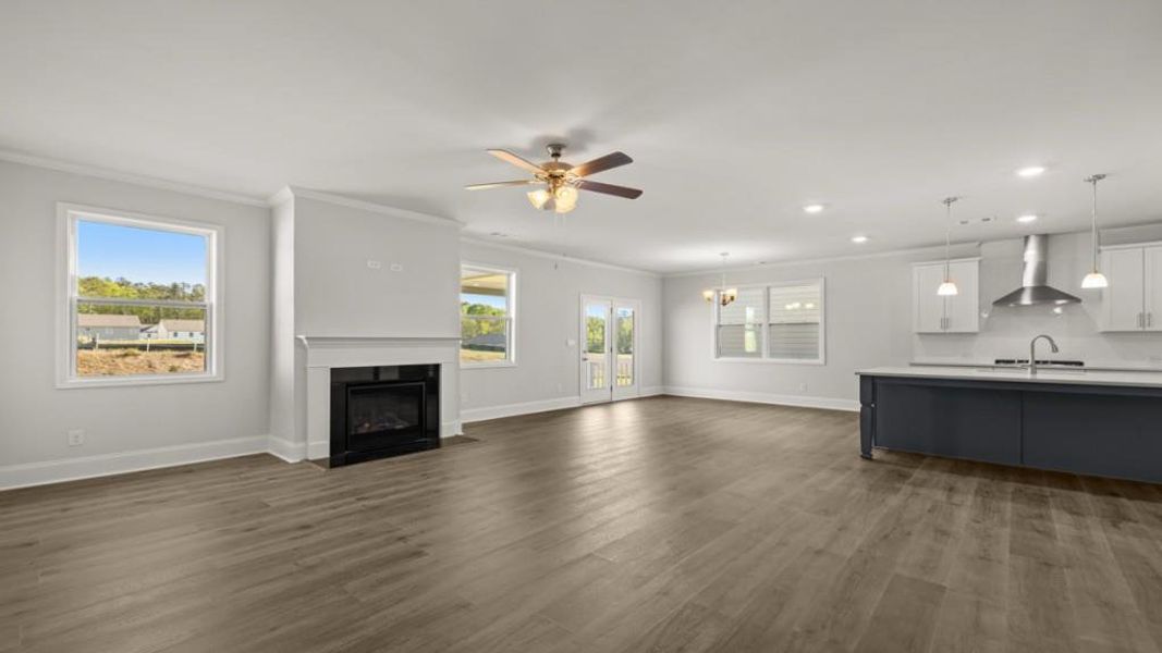 Spacious, unfurnished interior of a new home in Hamptons at Riverwood East, Dallas (Image 27). Spacious, unfurnished interior of a new home in Hamptons at Riverwood East, Dallas (Image 27).