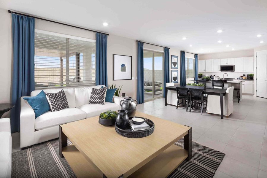 Representative furnished interior of a home built from the 4005 by Risewell Homes in Copper Falls, Goodyear (Image 3).