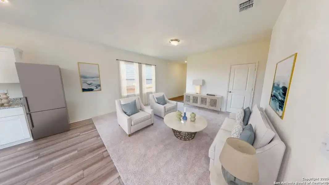 Furnished interior view inside a new home in Trails at Culebra, San Antonio (Image 7). Furnished interior view inside a new home in Trails at Culebra, San Antonio (Image 7).