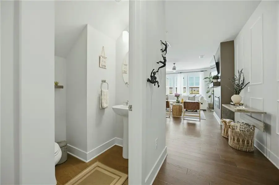 Furnished interior view inside a new home in , Cumming (Image 28).