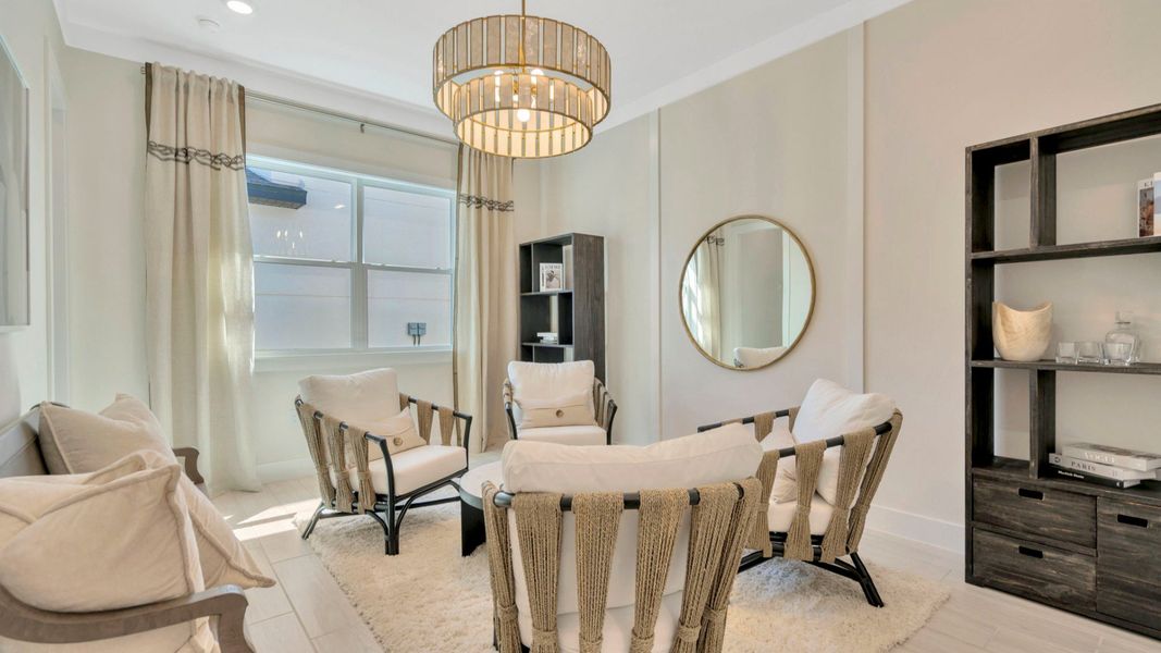 The Second Bedroom or Flex Room of another Grand Sabal Model which is available at Serengeti.