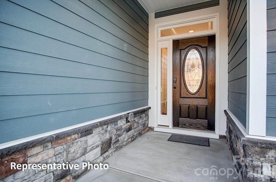 Exterior details and patio area of a home in Waterford Commons, Rock Hill (Image 4).
