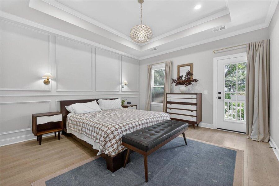Furnished interior view inside a new home in Oak Bluff, Charleston (Image 19).
