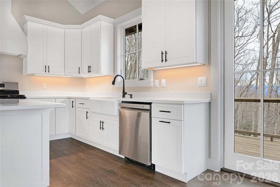 Furnished interior view inside a new home in , Pisgah Forest (Image 11).