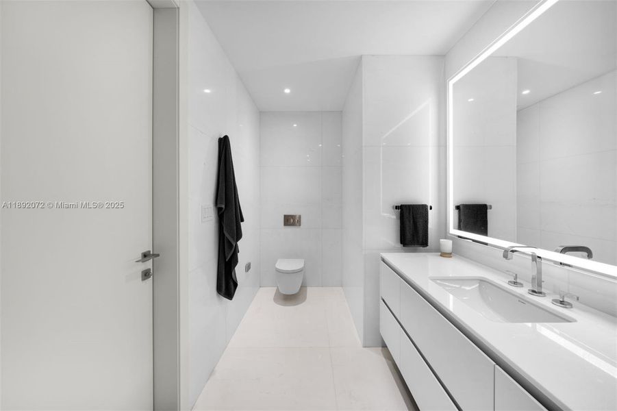 Furnished interior view inside a new home in Aston Martin Residences, Miami (Image 13).