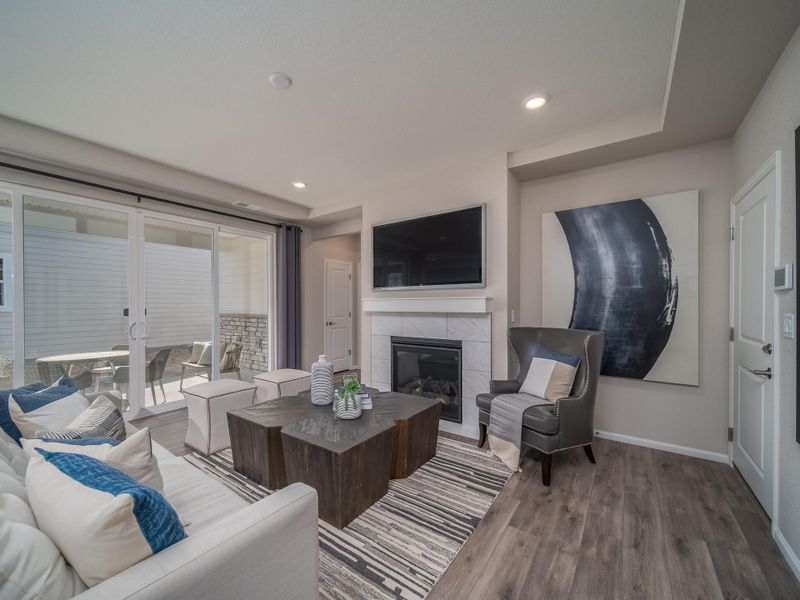 Furnished interior view inside a new home in The Reserve at Green Valley Ranch, Aurora (Image 7).