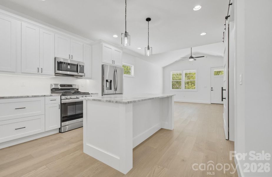Furnished interior view inside a new home in , Hendersonville (Image 12).