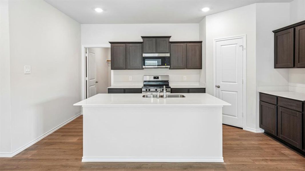 Furnished interior view inside a new home in Frontier Pointe, Princeton (Image 11).