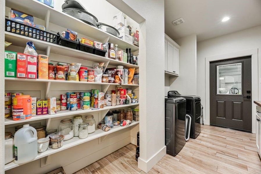 Amazing Butler's pantry, mud room and laundry