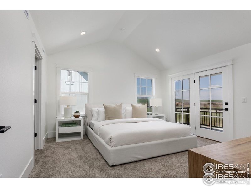 Furnished interior view inside a new home in Westerly, Erie (Image 12).