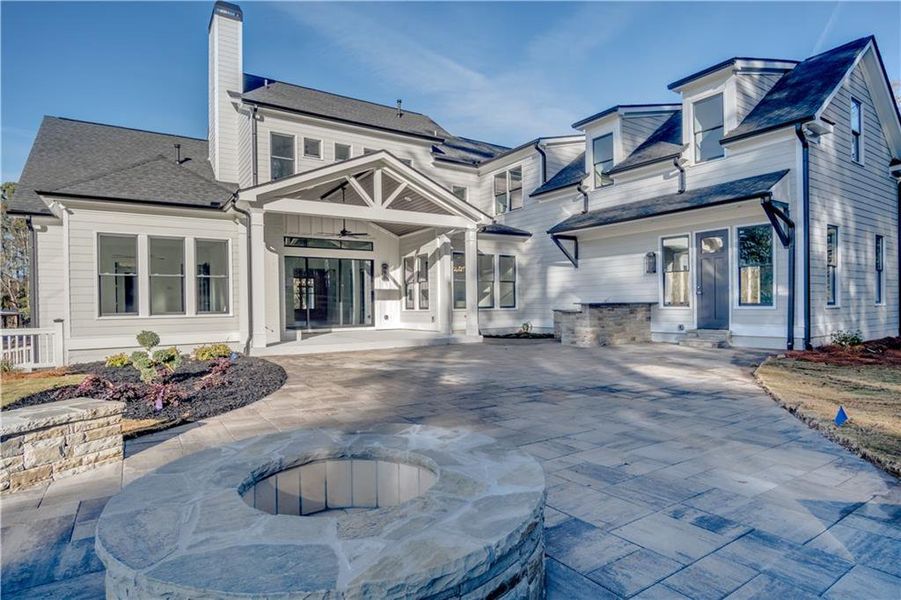Exterior details and patio area of a home in , Woodstock (Image 20).