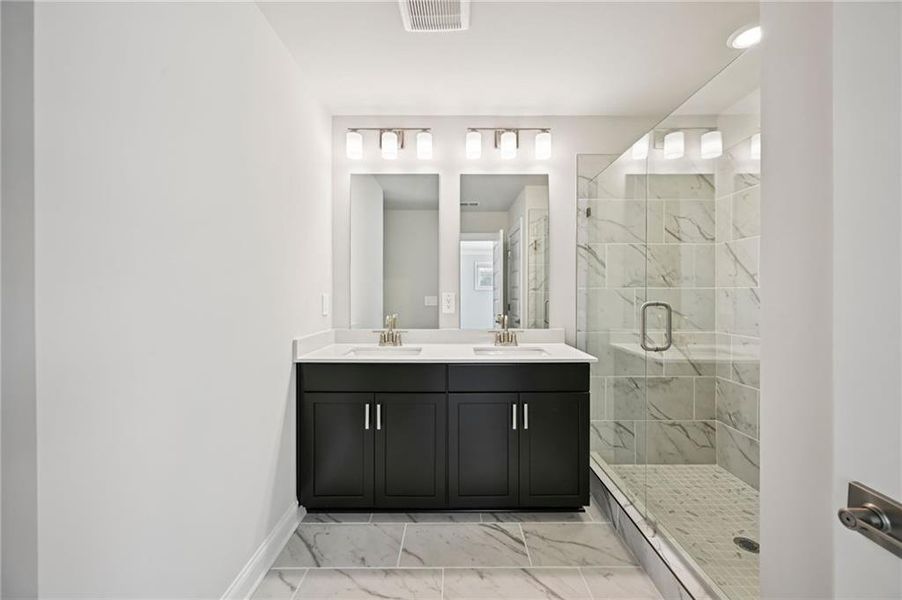 Furnished interior view inside a new home in Hemingway - Cottage Series, Cumming (Image 6).