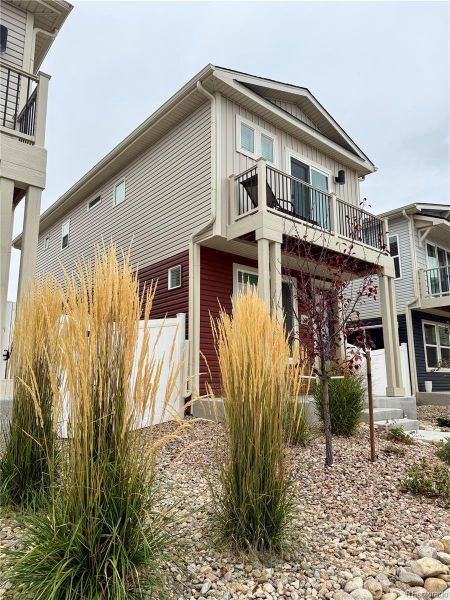 Freshly painted exterior