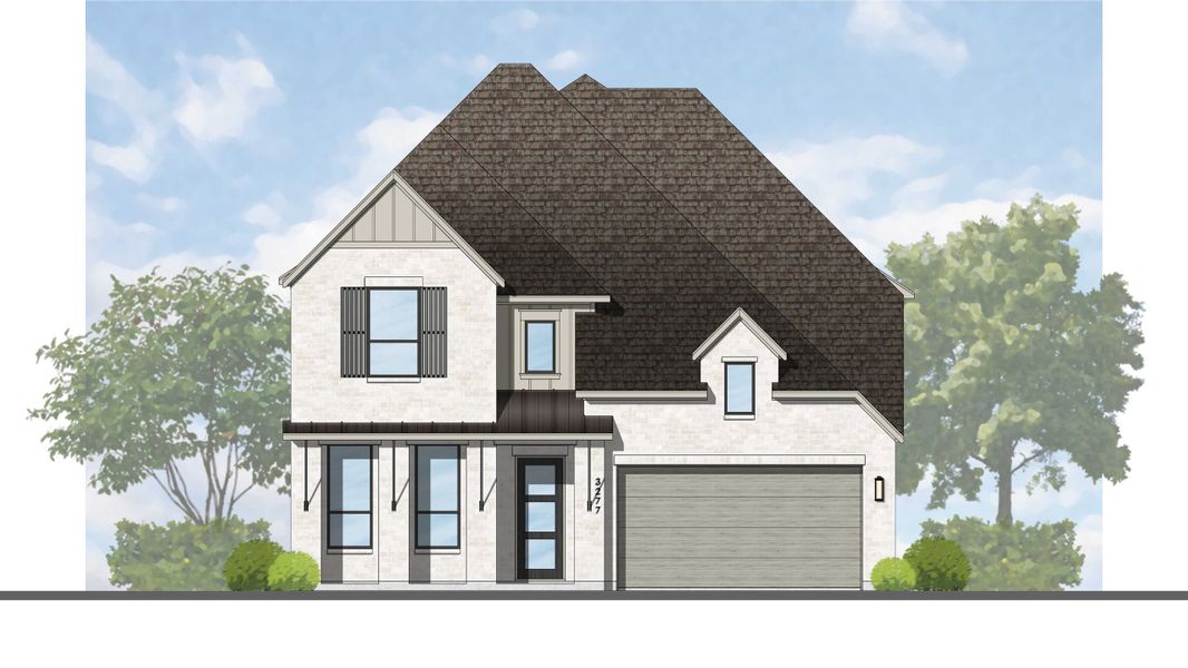 Representative rendering of the exterior for the Layton by Highland Homes (Image 8). Representative rendering of the exterior for the Layton by Highland Homes (Image 8).