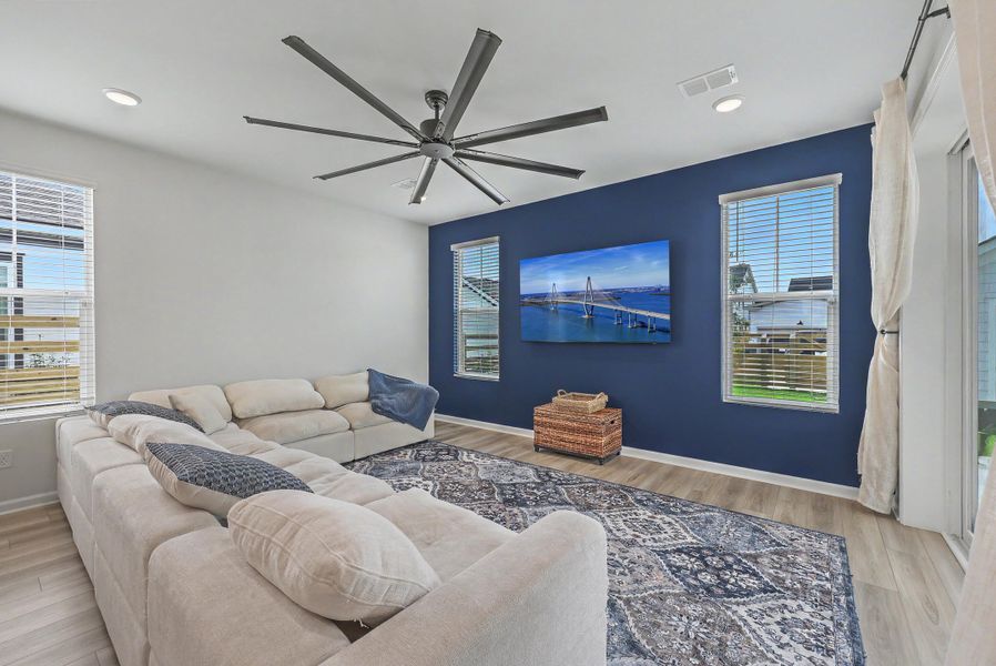 Furnished interior view inside a new home in , Summerville (Image 19). Furnished interior view inside a new home in , Summerville (Image 19).
