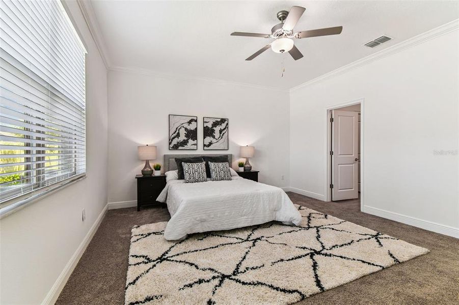 Furnished interior view inside a new home in , Land O' Lakes (Image 33).