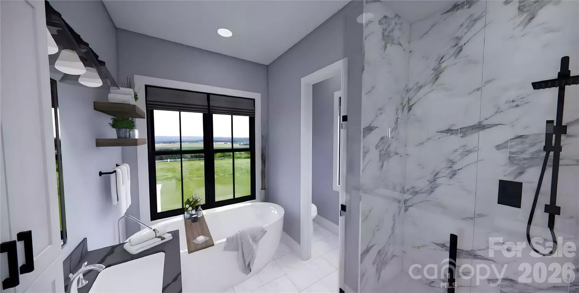 Furnished interior view inside a new home in , Mooresville (Image 18).