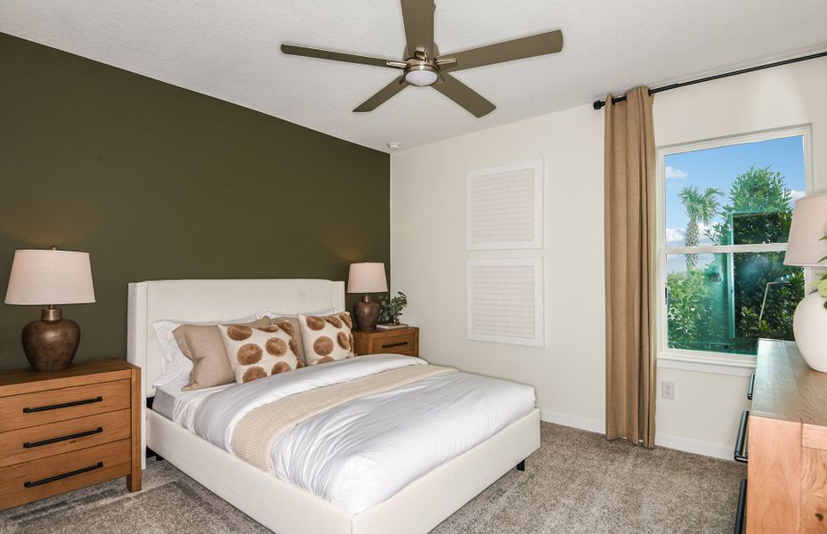 Furnished interior view inside a new home in Riverwood, Zephyrhills (Image 17). Furnished interior view inside a new home in Riverwood, Zephyrhills (Image 17).