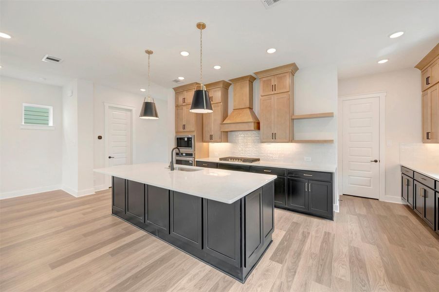Furnished interior view inside a new home in Two Step Farm - Landmark Row Collection, Montgomery (Image 12).