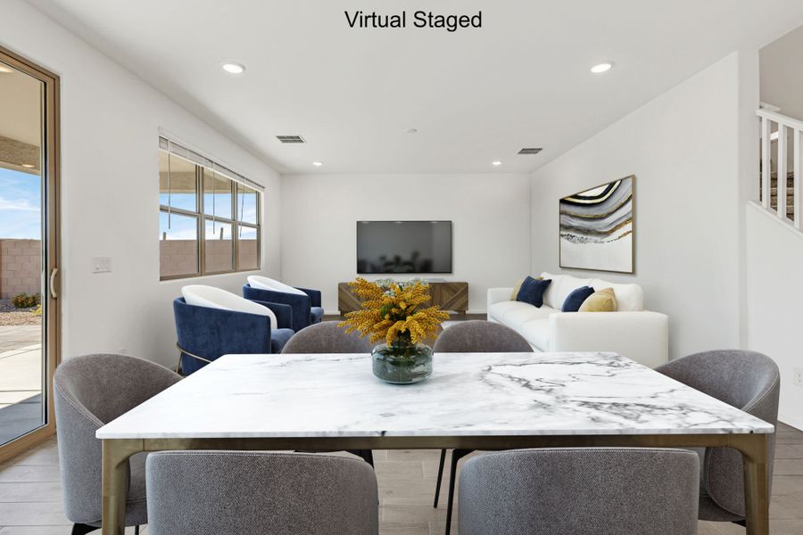 Furnished interior view inside a new home in Silverbell Ridge, Marana (Image 8).