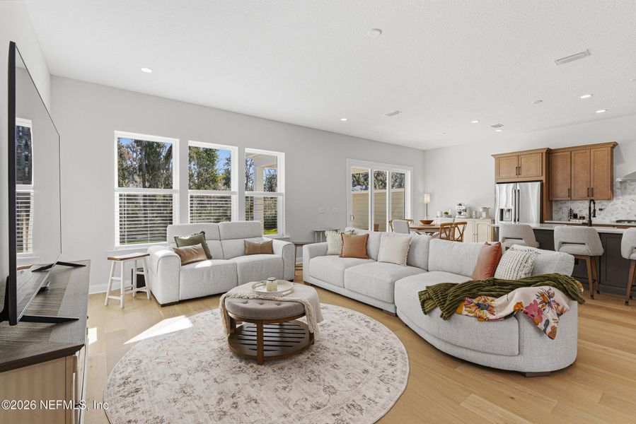 Furnished interior view inside a new home in , St. Johns (Image 6).