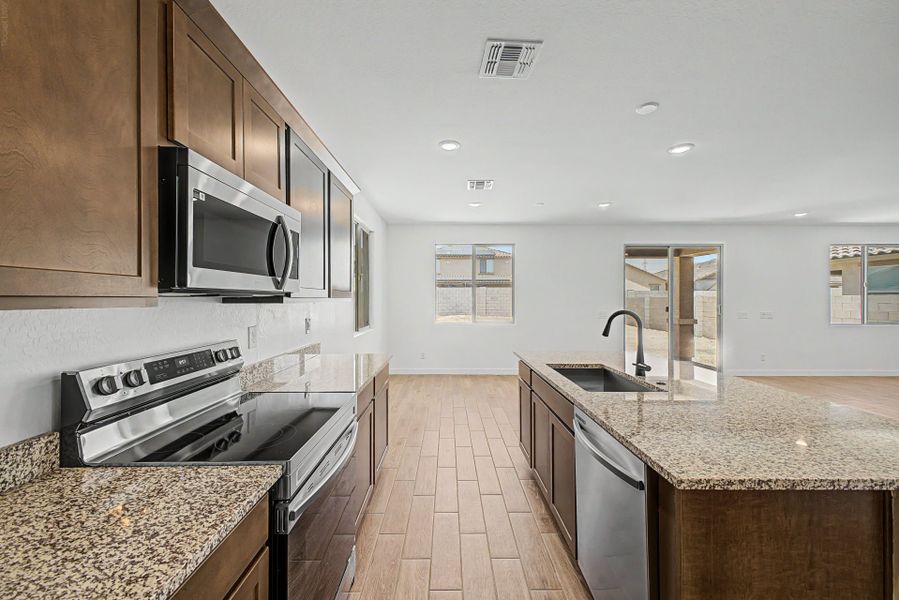 Furnished interior view inside a new home in Bentridge, Buckeye (Image 3).