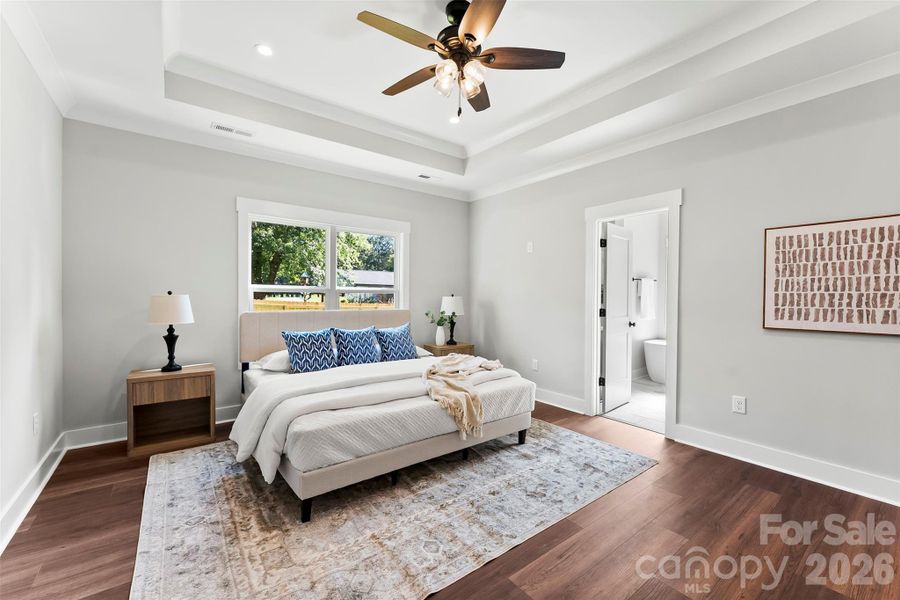 Furnished interior view inside a new home in , York (Image 8).