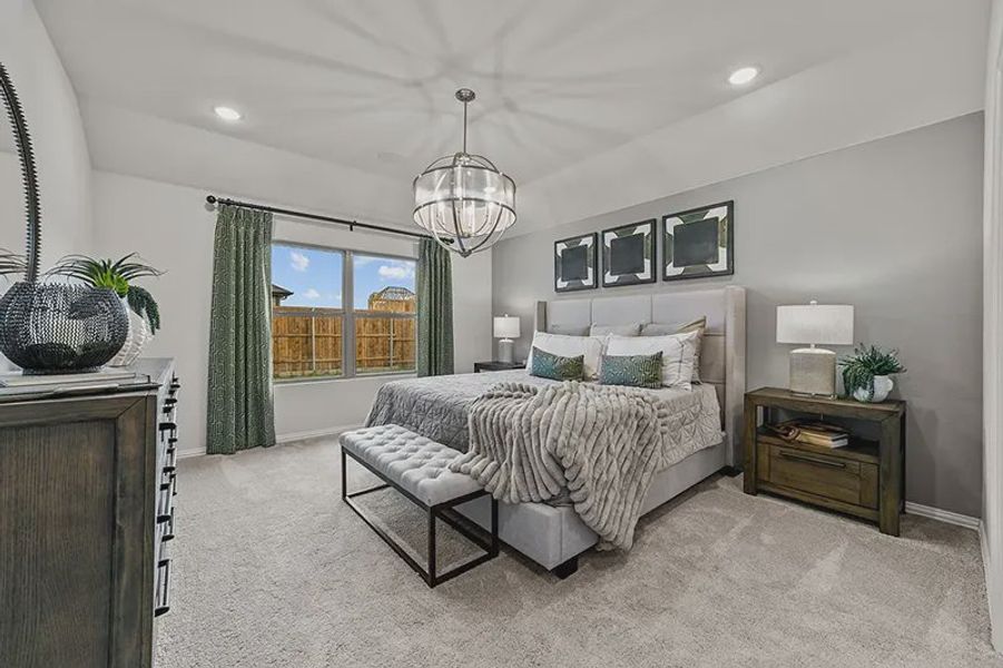 Furnished interior view inside a new home in Rolling Ridge, Van Alstyne (Image 15).