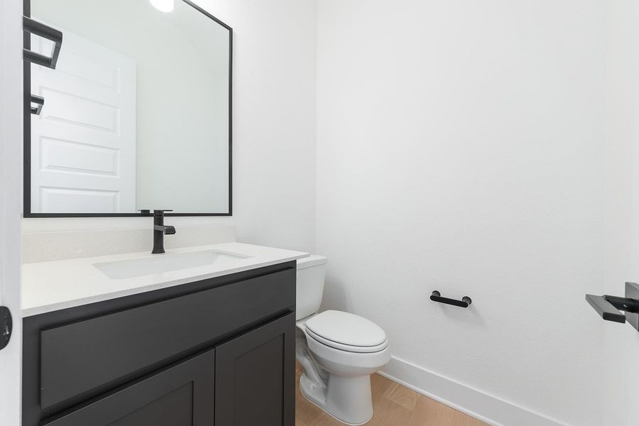 Furnished interior view inside a new home in Rough Hollow The District, Lakeway (Image 4). Furnished interior view inside a new home in Rough Hollow The District, Lakeway (Image 4).