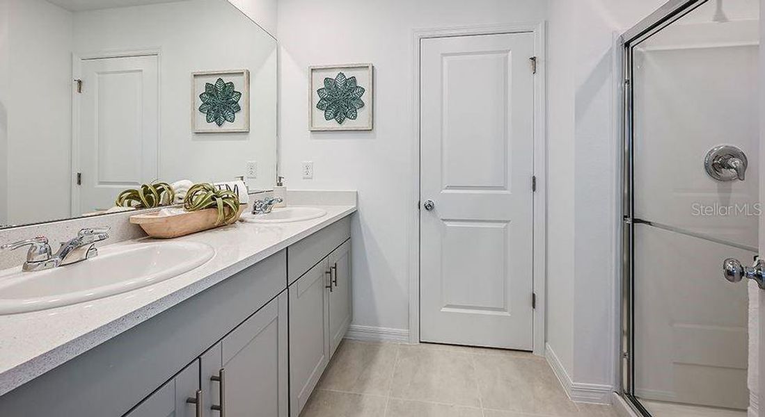 Furnished interior view inside a new home in Waterstone, Groveland (Image 3).