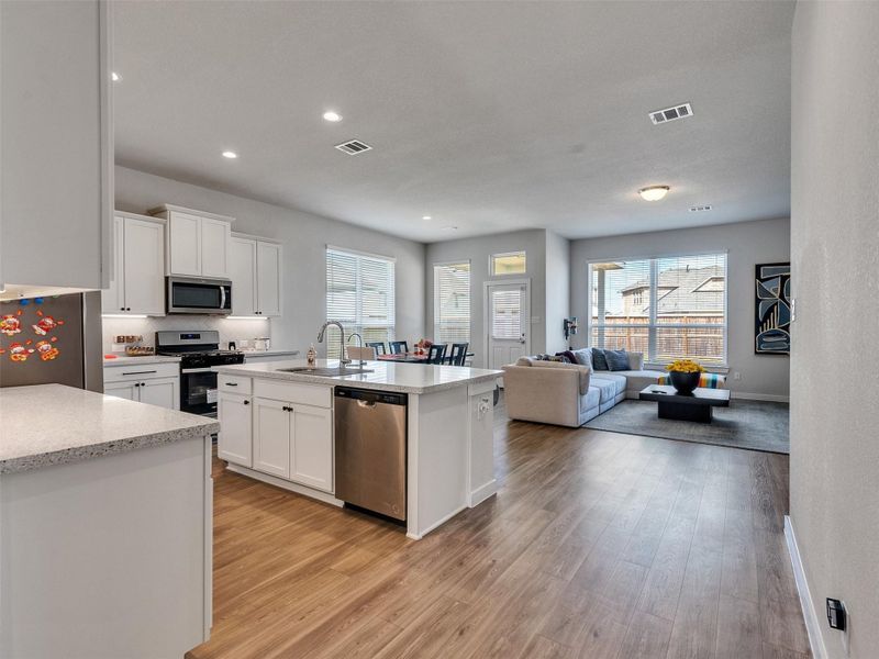 Furnished interior view inside a new home in Sunterra, Katy (Image 12). Furnished interior view inside a new home in Sunterra, Katy (Image 12).