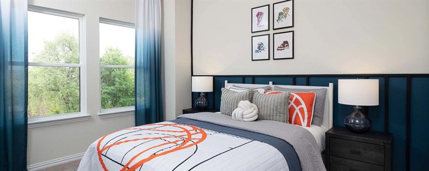 Furnished interior view inside a new home in The Farm, Allen (Image 9). Furnished interior view inside a new home in The Farm, Allen (Image 9).