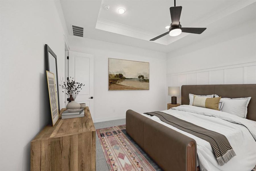 Furnished interior view inside a new home in Wellington, Haslet (Image 14).