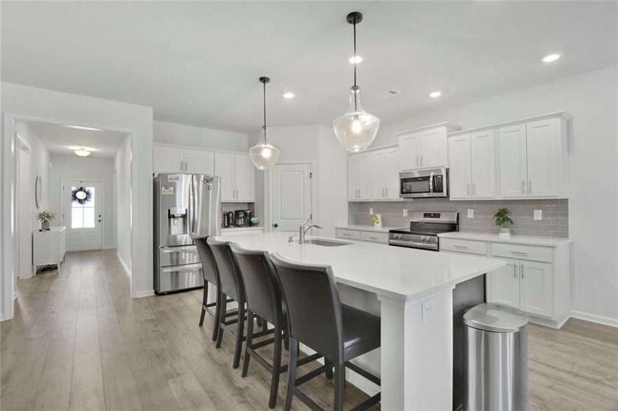 Furnished interior view inside a new home in , Monroe (Image 9). Furnished interior view inside a new home in , Monroe (Image 9).