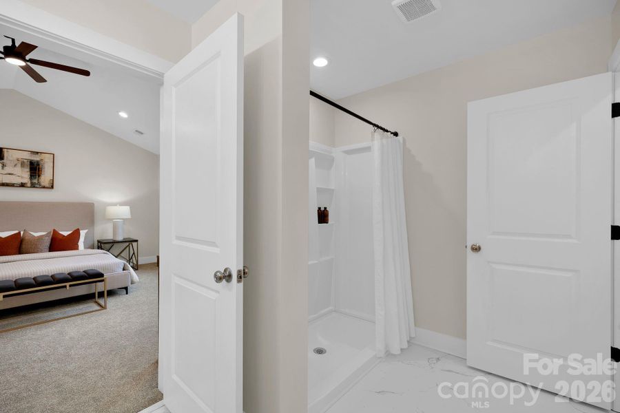 Furnished interior view inside a new home in , Statesville (Image 5).