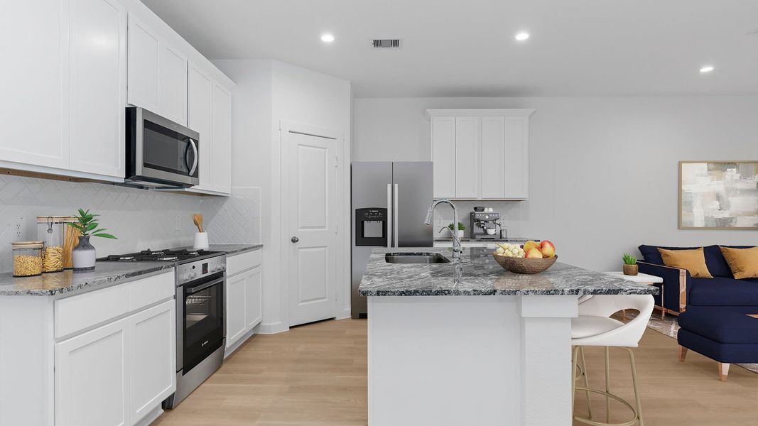 Furnished interior view inside a new home in Holly Ridge, Rosenberg (Image 13).