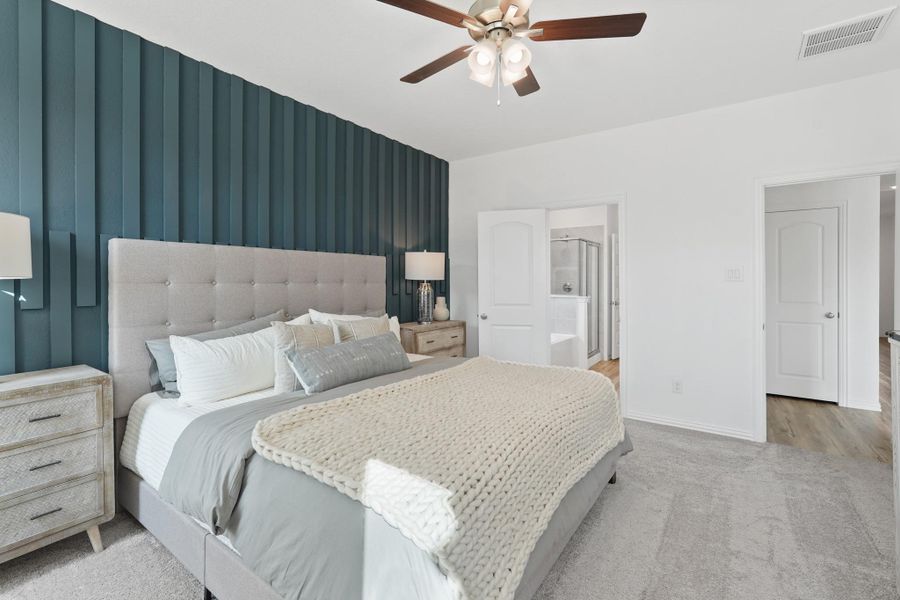 Furnished interior view inside a new home in Colony at Pinehurst, Pinehurst (Image 38).
