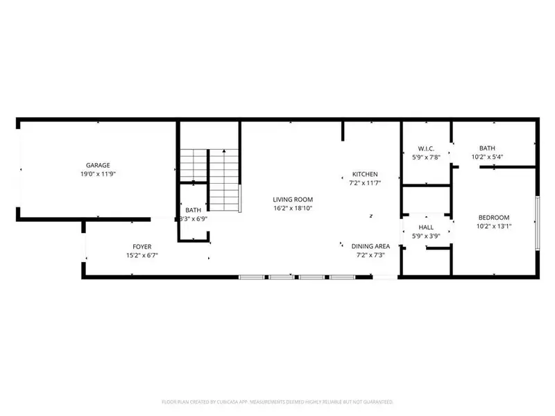 View of floor plan / room layout