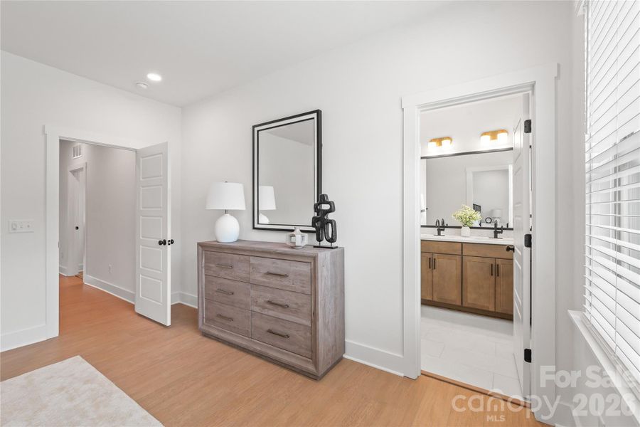 Furnished interior view inside a new home in , Charlotte (Image 28). Furnished interior view inside a new home in , Charlotte (Image 28).
