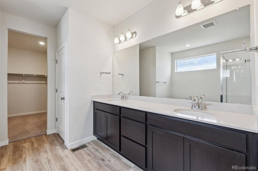 Furnished interior view inside a new home in Floret Collection at Parkdale Commons, Lafayette (Image 8).