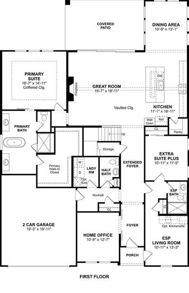 2D floor plan layout of this home in Elevon, Lavon, TX (Image 4). 2D floor plan layout of this home in Elevon, Lavon, TX (Image 4).