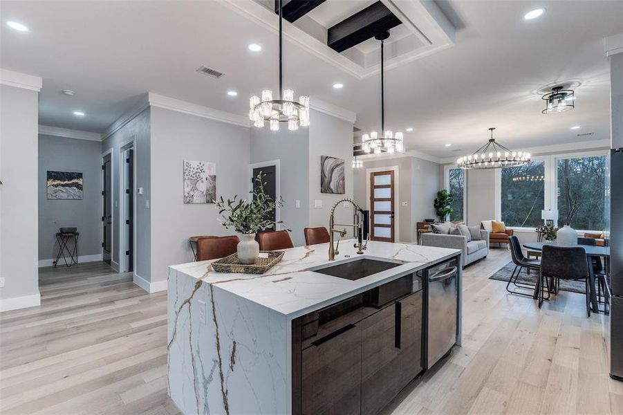 Furnished interior view inside a new home in , Whitney (Image 15).