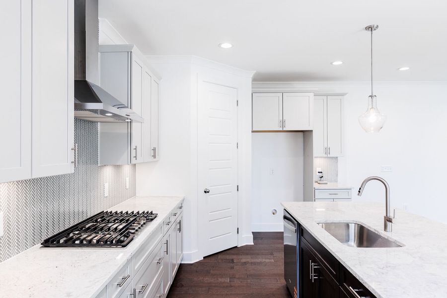 Furnished interior view inside a new home in High Grove Oaks, Fuquay Varina (Image 6). Furnished interior view inside a new home in High Grove Oaks, Fuquay Varina (Image 6).