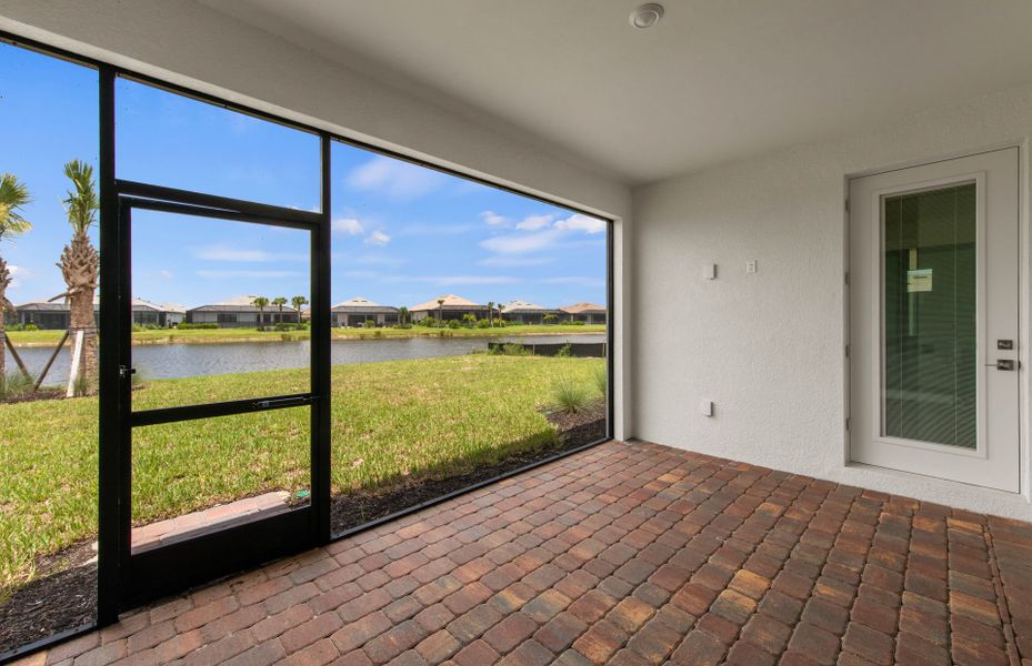 Exterior details and patio area of a home in Del Webb Naples, Immokalee (Image 2).