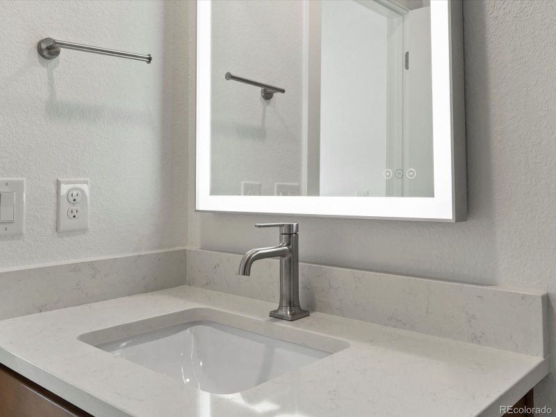 Close-up of interior finishes inside a home in The Hub at Virginia Village, Denver (Image 17).